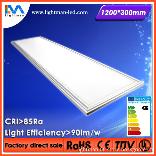 Fashion design commercial flat 48W 1200x300 panel led light